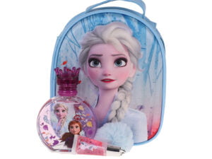 Kids World Frozen II SET Zip Case EdT 100 ml + Lip Gloss with pompom charm