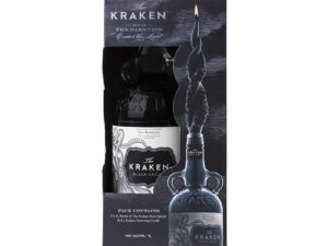 Kraken Black Spiced 1l 40% GB + svíčka