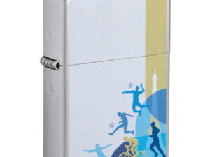 Zippo Summer Games 205 Satin Chrome