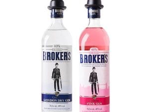 Zvýhodněný Set = 1ks Broker's London Dry + 1ks Broker´s Pink 40,0% 1,4 l - investiční alkohol