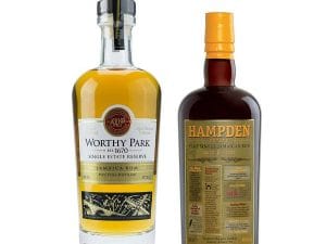 Zvýhodněný set = 1 ks Worthy Park Reserve + 1 ks Hampden 8 Y.O. 45,5% 1,4 l - investiční alkohol