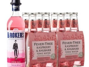 Broker's Pink Gin & Tonic 40,0% 2,3 l - investiční alkohol