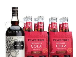 Kraken Black Spiced & Cola 40,0% 2,3 l - investiční alkohol